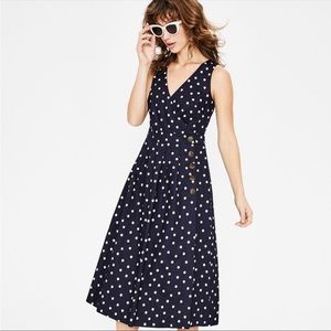 Boden Arwen Polka Dot Wrap Dress NEW with Tag